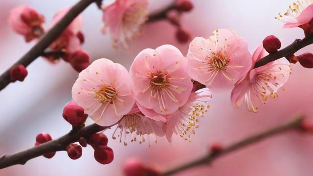 梅花的特点及其象征意义解析，学会辨别梅花与桃花杏花的区别