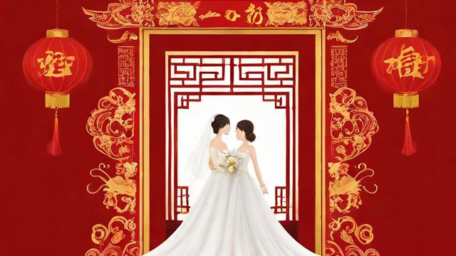 结婚大门对联精选：传统祝福与现代创意完美结合