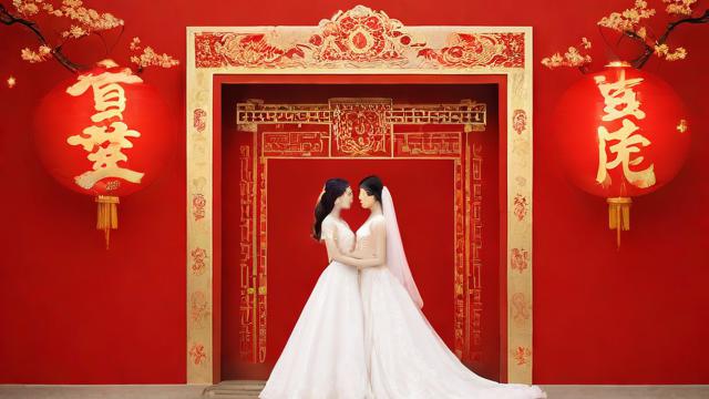 结婚大门对联精选：传统祝福与现代创意完美结合  第2张