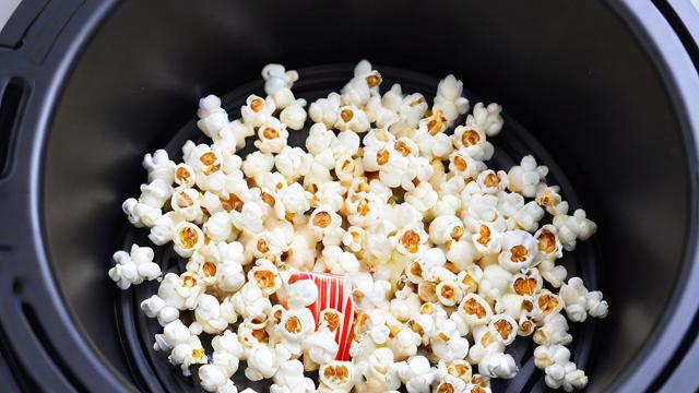 空气炸锅爆米花最佳温度时间设置及健康美味制作技巧