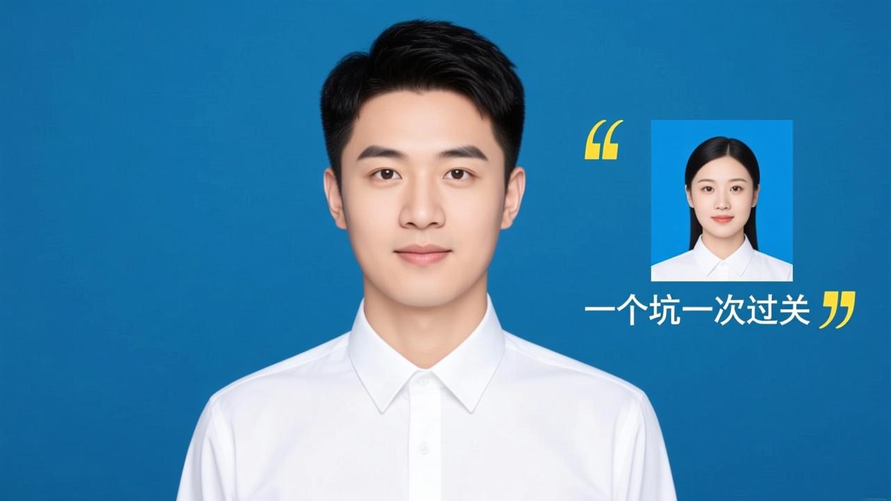 白衬衣证件照怎么拍不被退回？避开这5个坑一次过关  第2张