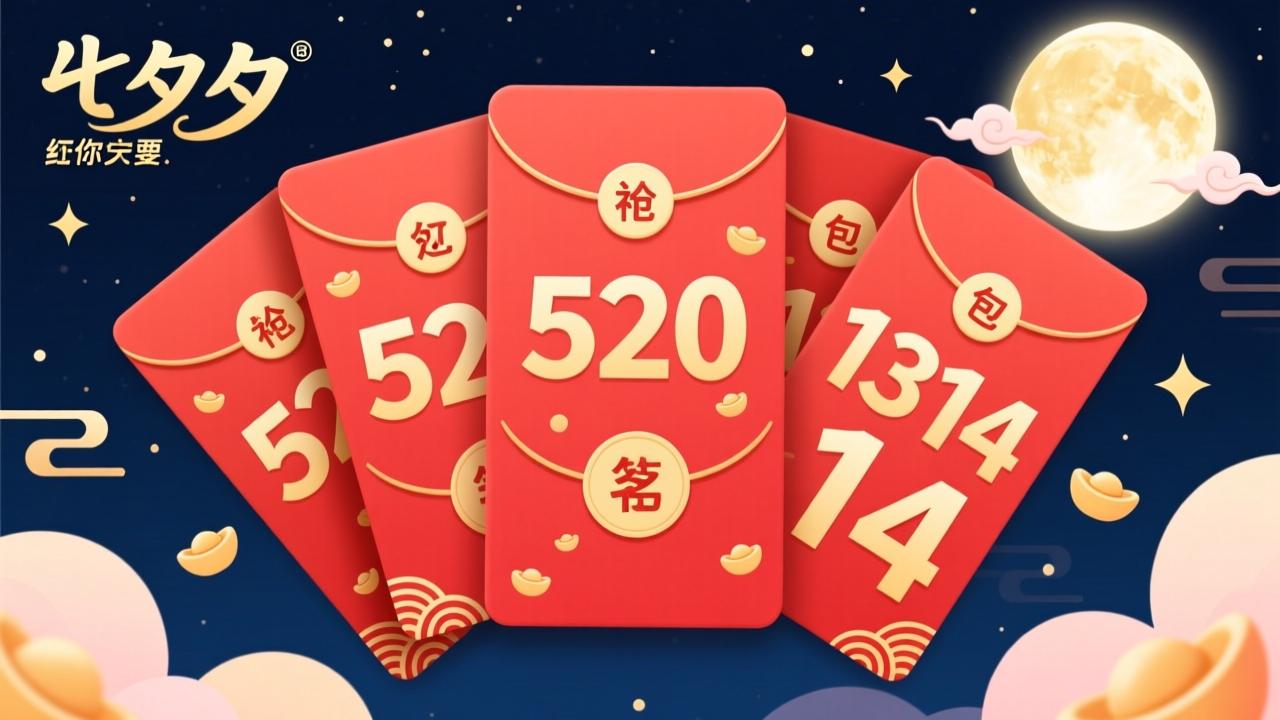 七夕红包发多少合适？520还是1314？这些吉利数字寓意你一定要懂