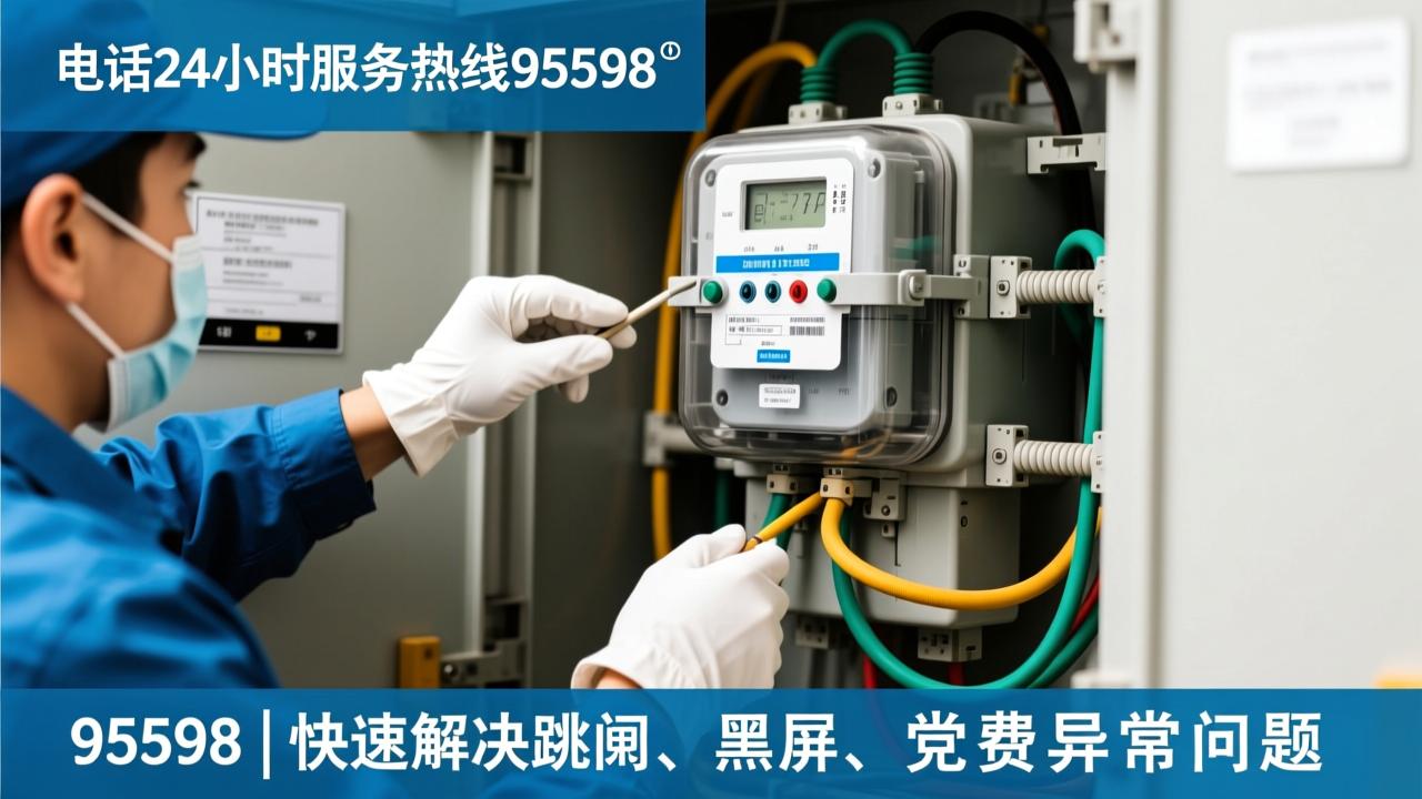 电表维修电话24小时服务热线95598｜快速解决跳闸、黑屏、电费异常问题