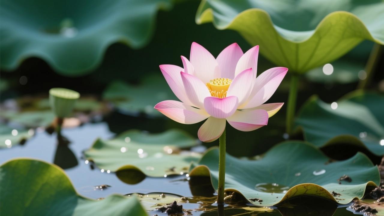 荷花的简介：从出淤泥而不染到文化象征，全面了解这一水生精灵  第2张