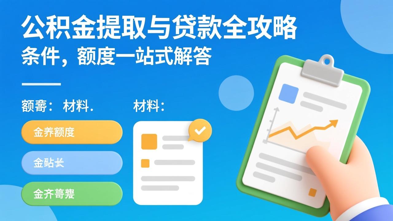 乌鲁木齐公积金提取与贷款全攻略：条件、材料、额度一站式解答