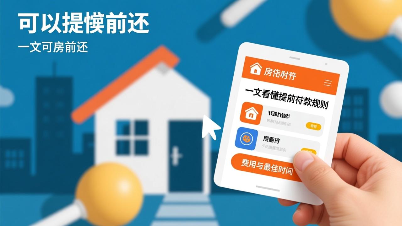 房贷可以提前还吗?一文看懂提前还款规则、费用与最佳时机 第3张 房贷可以提前还吗?一文看懂提前还款规则、费用与最佳时机 第3张