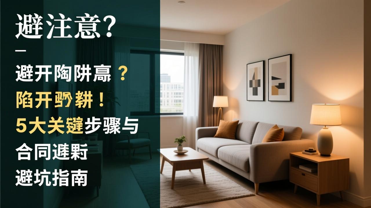 租房需要注意什么?避开陷阱的5大关键步骤与合同避坑指南 第2张 租房需要注意什么?避开陷阱的5大关键步骤与合同避坑指南 第2张