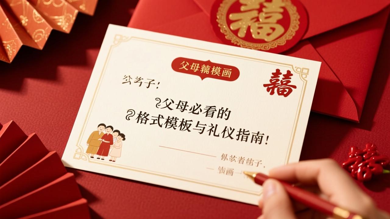 儿子结婚邀请函怎么写?父母必看的格式模板与礼仪指南 第3张 儿子结婚邀请函怎么写?父母必看的格式模板与礼仪指南 第3张