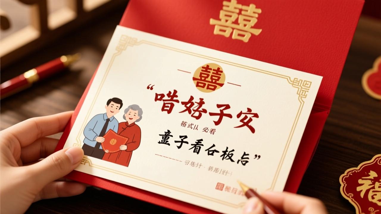 儿子结婚邀请函怎么写？父母必看的格式模板与礼仪指南  第4张