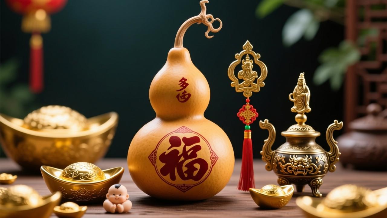 葫芦的寓意是什么?揭秘其象征福禄、多子、辟邪与道教仙家法器的文化内涵 第1张 葫芦的寓意是什么?揭秘其象征福禄、多子、辟邪与道教仙家法器的文化内涵 第1张