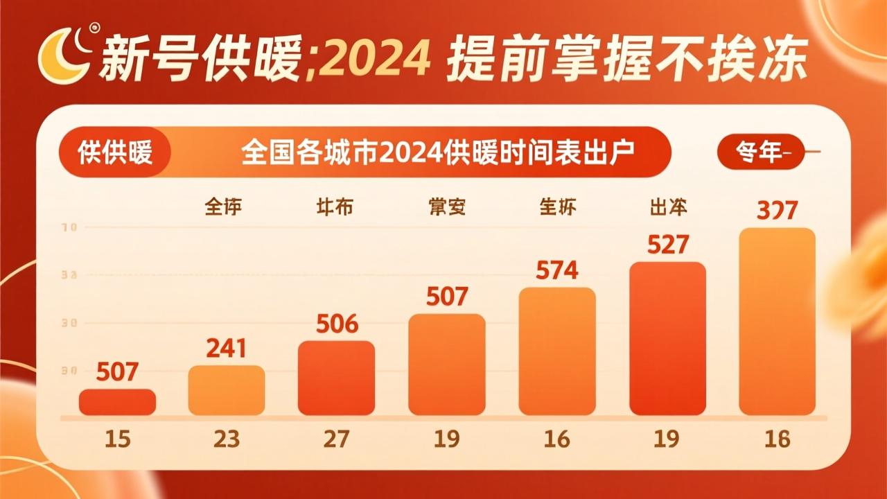 今年几号供暖?全国各城市2024供暖时间表出炉,提前掌握不挨冻