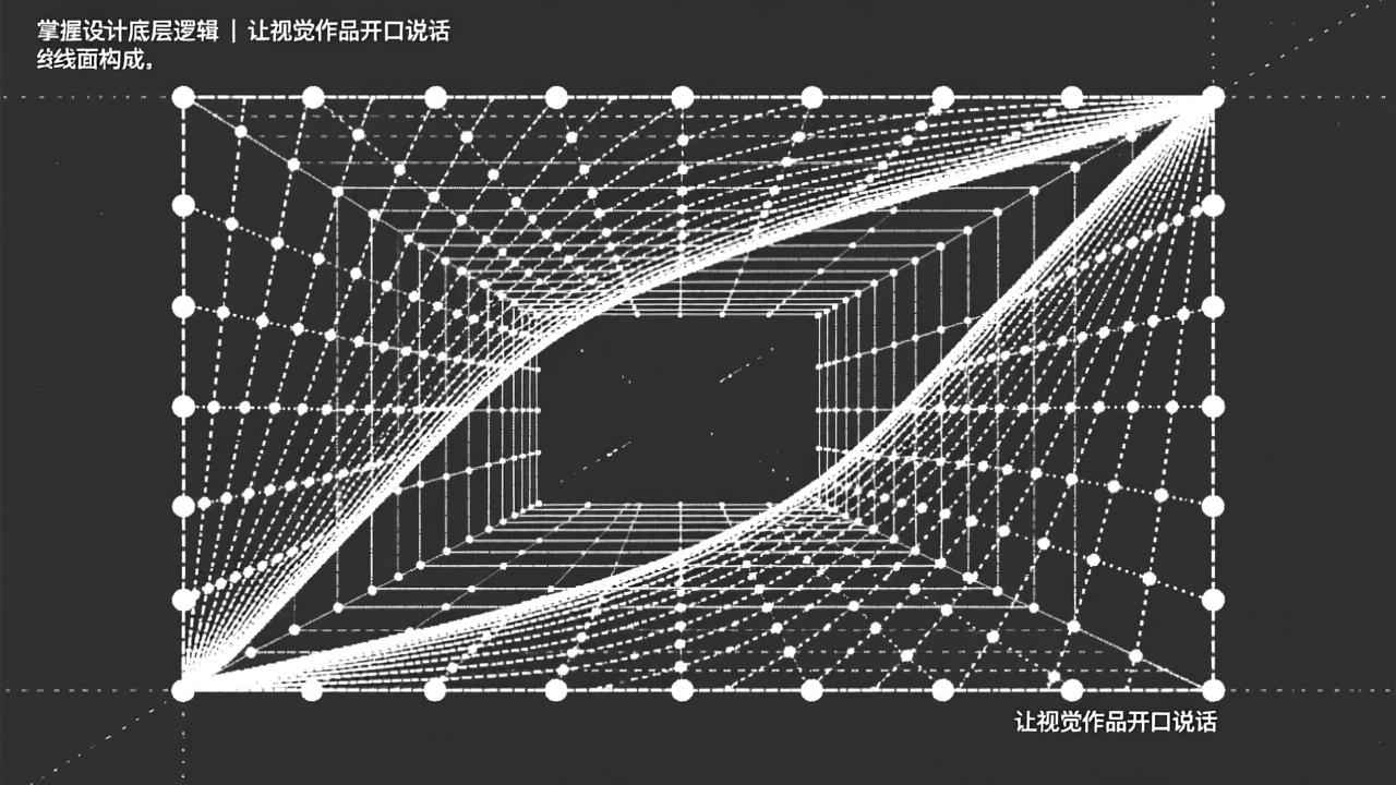 点线面构成图片：掌握设计底层逻辑，让视觉作品开口说话