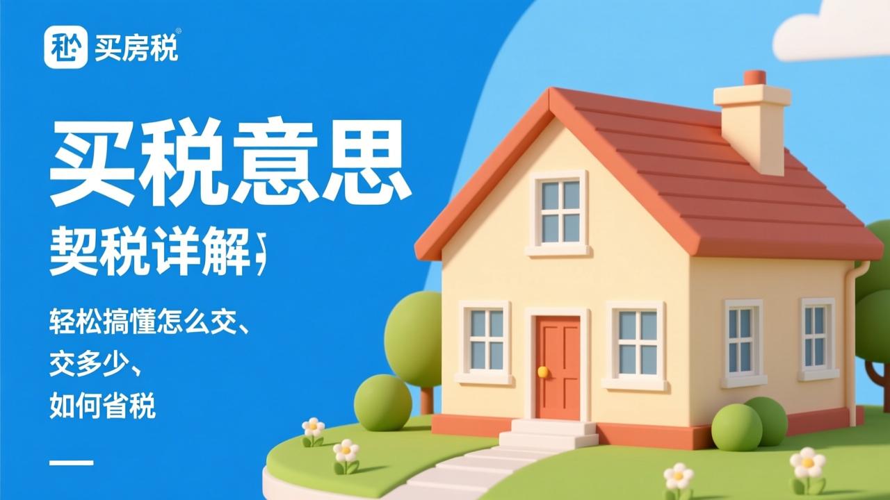 契税是什么意思？买房必看的契税详解，轻松搞懂怎么交、交多少、如何省税  第2张