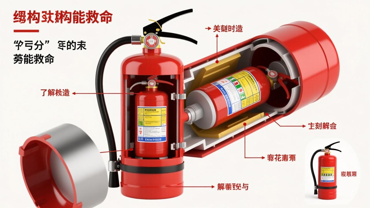 灭火器结构全解析：了解内部构造，关键时刻能救命