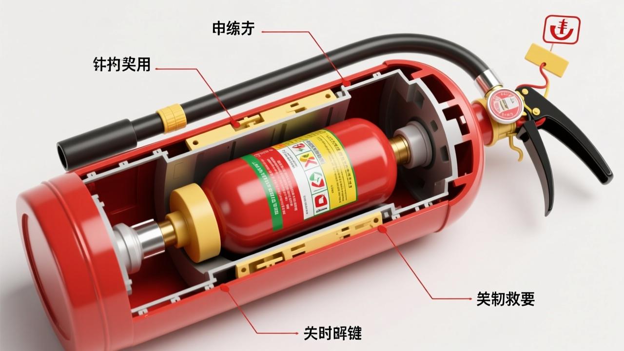 灭火器结构全解析：了解内部构造，关键时刻能救命  第2张