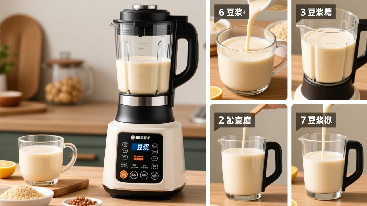 破壁机怎么做豆浆？6种配方+详细步骤，轻松做出无渣香浓现磨豆浆  第2张