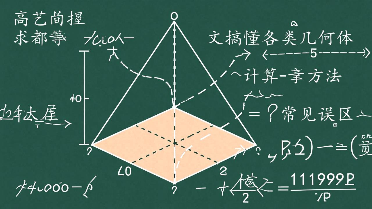 底面积怎么求？一文搞懂各类几何体的计算方法与常见误区  第1张