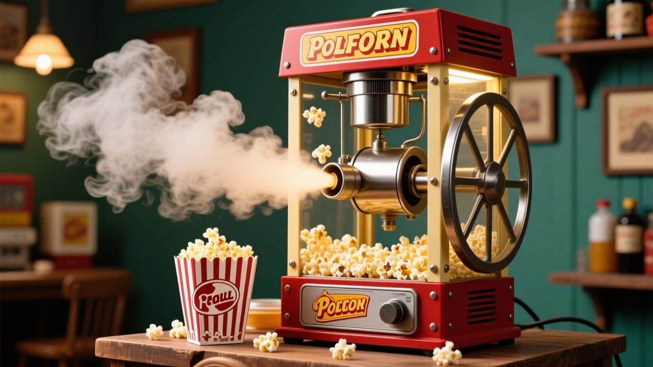 老式爆米花机器价格与使用全解析：重温童年‘砰’的一声