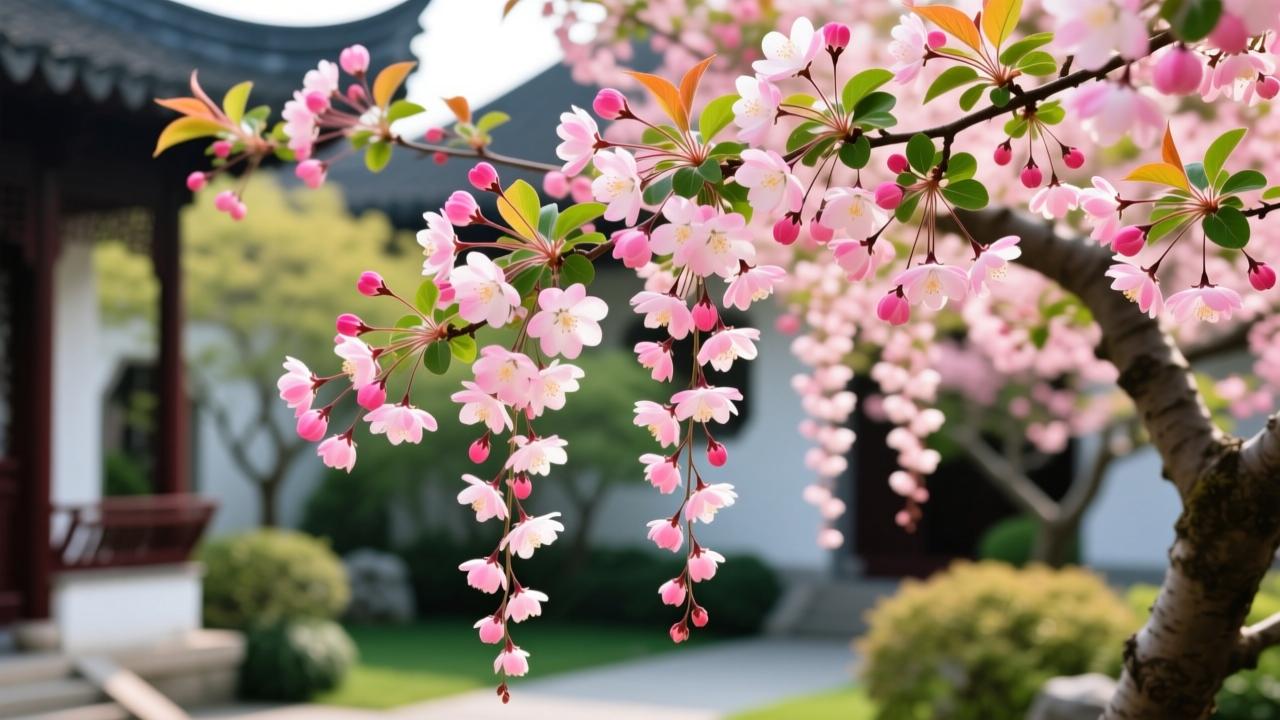 垂丝海棠花怎么养才能年年爆花？掌握这几点轻松拥有庭院C位美景