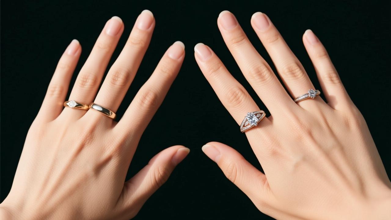 戒指戴法含义全解析：左右手不同手指的象征意义与情感状态解读
