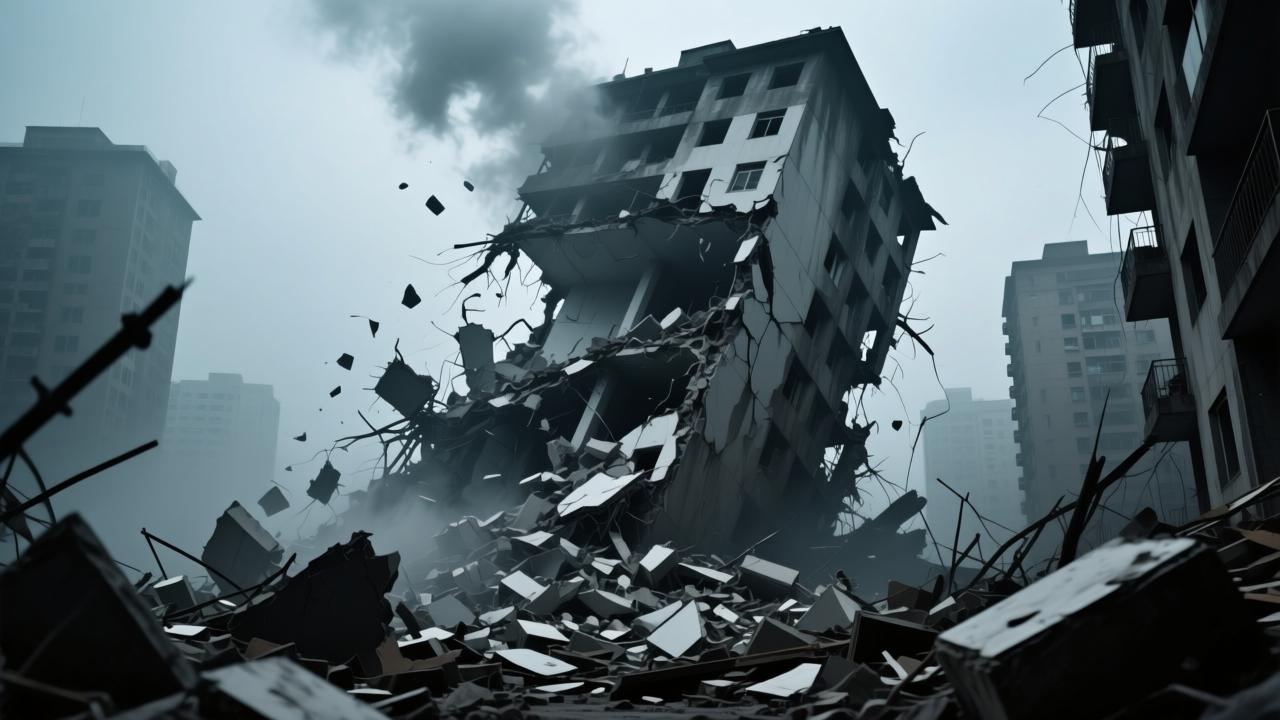 梦见大楼倒塌却不害怕？揭秘梦境中的心理预警与自我救赎信号