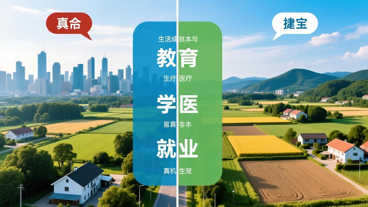 城市和农村的区别：生活成本、教育医疗、就业机会与生活方式的真相对比  第3张