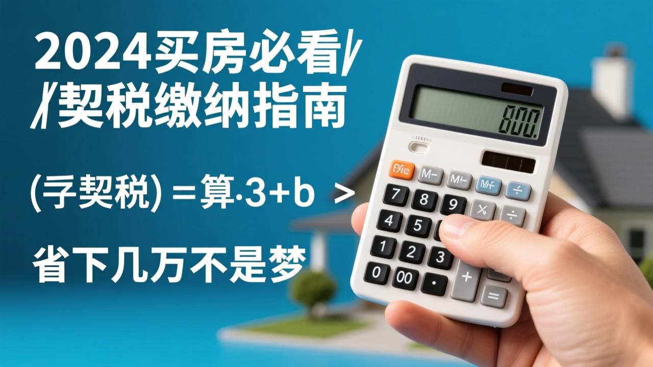 契税计算公式怎么算？2024买房必看的契税缴纳指南，省下几万不是梦  第2张