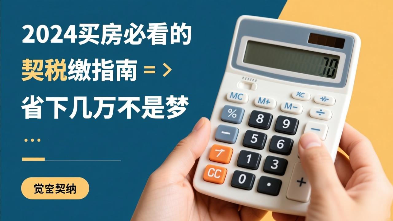 契税计算公式怎么算？2024买房必看的契税缴纳指南，省下几万不是梦  第3张