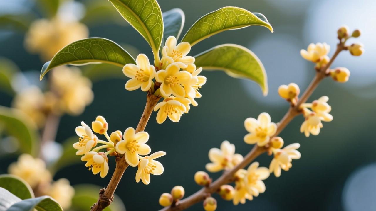 梅桂花图片高清大图欣赏：揭秘梅桂花与梅花的区别及摄影技巧