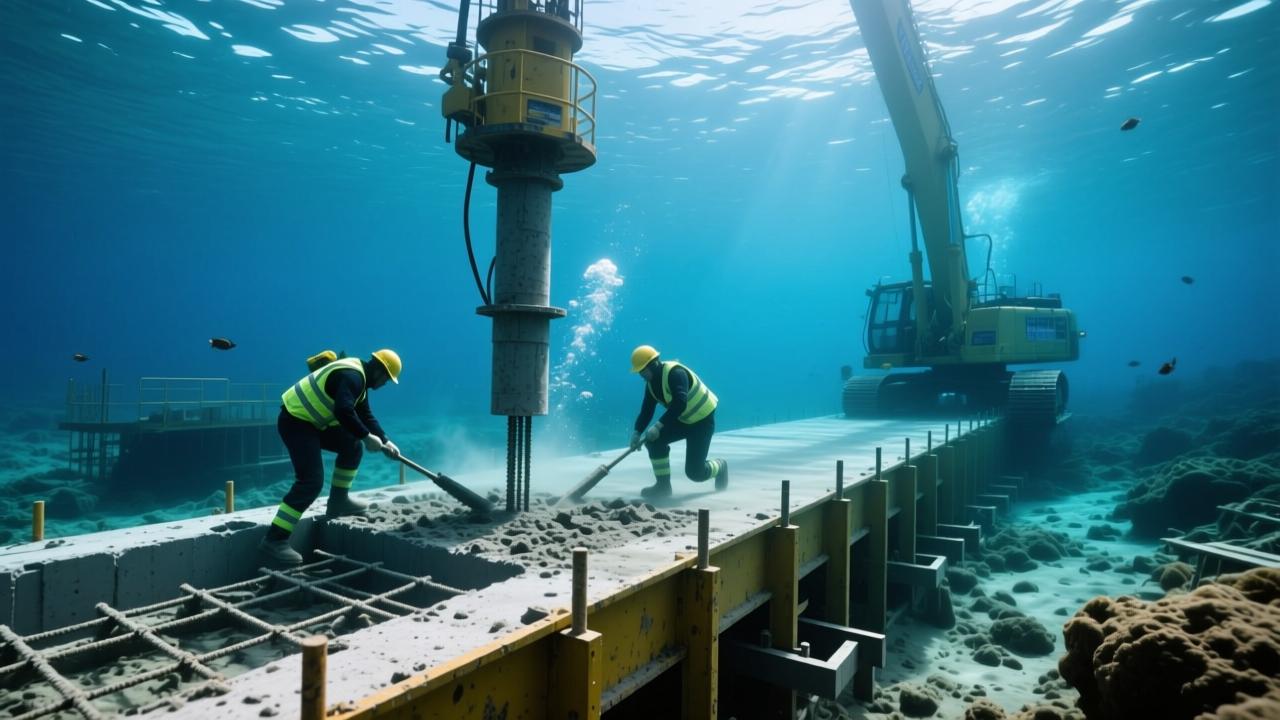 水下混凝土浇筑技术全解析：从材料配比到智能施工的实战经验