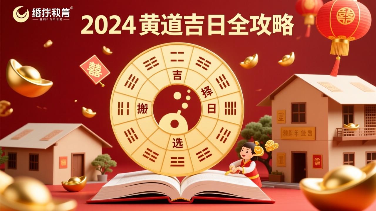2024年查黄道吉日全攻略:结婚搬家开业择日指南,轻松避开禁忌选好日子 第3张 2024年查黄道吉日全攻略:结婚搬家开业择日指南,轻松避开禁忌选好日子 第3张