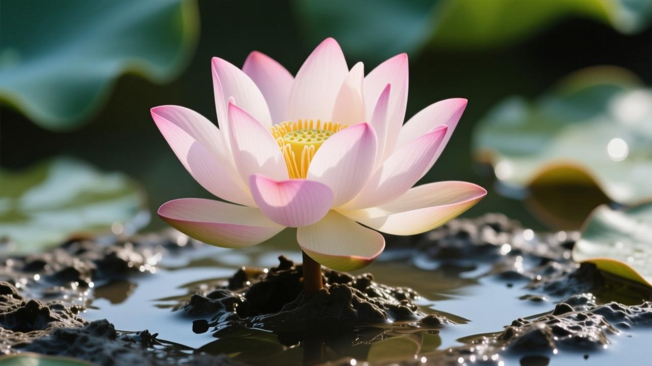 莲花的寓意和象征：从淤泥中绽放的精神之花，读懂它的5层深意  第4张