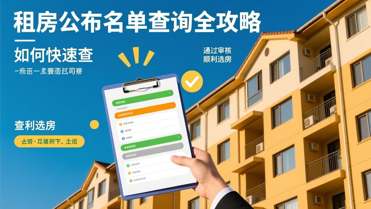 公租房公布名单查询全攻略：如何快速查到自己是否通过审核并顺利选房  第2张