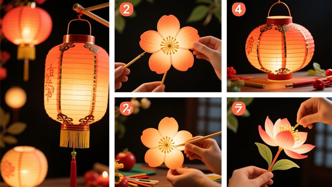 花灯制作步骤全解析：从零开始DIY传统元宵花灯，简单又安全  第2张