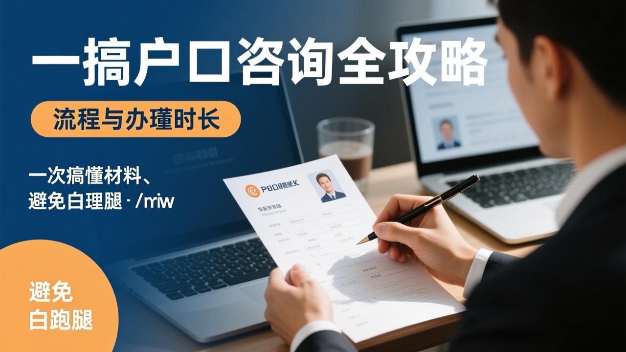 迁户口咨询全攻略：一次搞懂材料、流程与办理时长，避免白跑腿  第2张