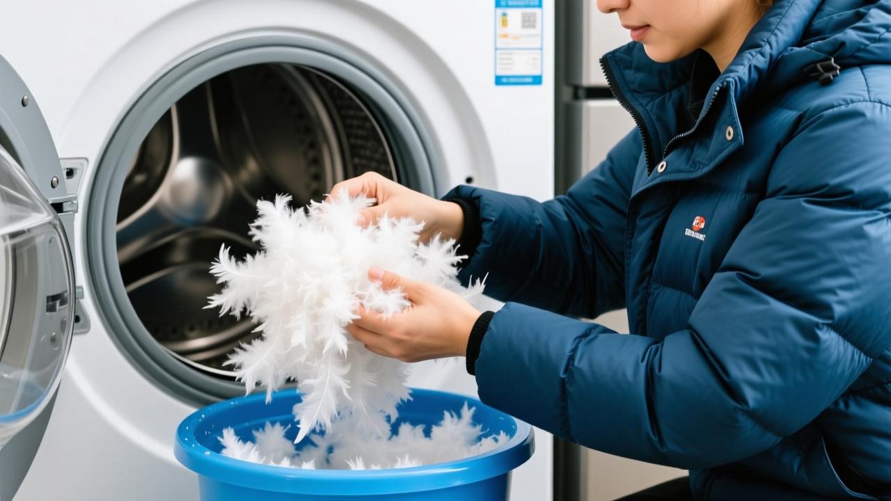 羽绒服可以机洗吗？正确清洗方法避免爆炸和羽绒结块  第2张