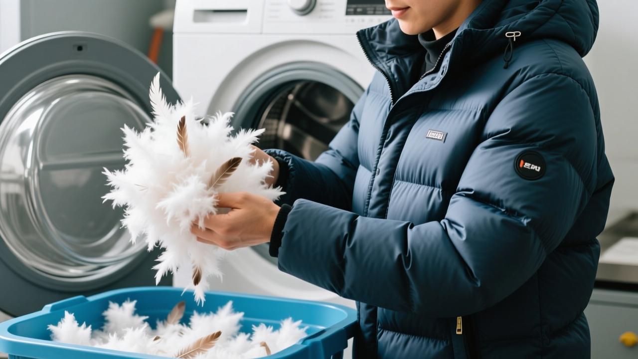 羽绒服可以机洗吗？正确清洗方法避免爆炸和羽绒结块  第3张