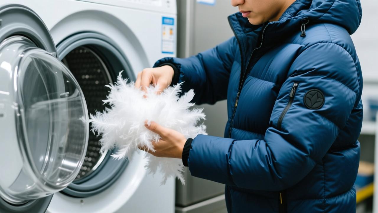羽绒服可以机洗吗？正确清洗方法避免爆炸和羽绒结块  第4张