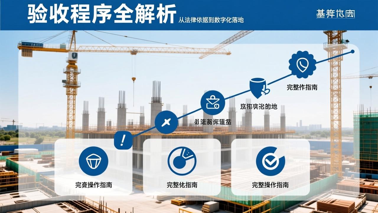 竣工验收程序全解析:从法律依据到数字化落地的完整操作指南