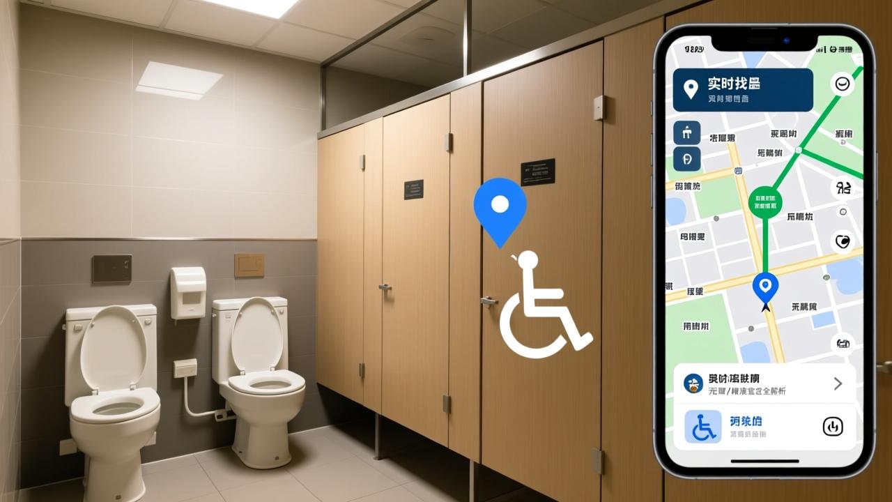 公共厕所位置怎么找最准?实时导航、政府数据联动与母婴/无障碍精准定位全解析