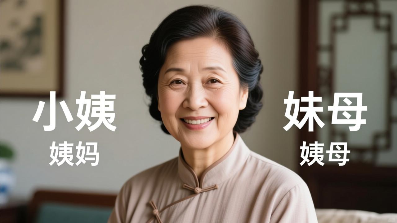 妈妈的妹妹叫什么？揭秘中文亲属称谓中‘小姨’‘姨妈’‘姨母’的正确用法与文化逻辑  第3张