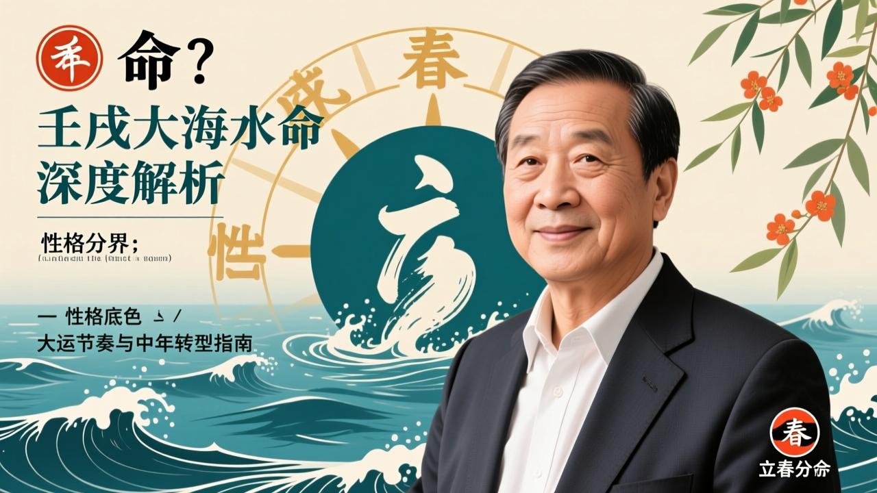 82年什么命？壬戌大海水命深度解析：立春分界、性格底色、大运节奏与中年转型指南  第3张
