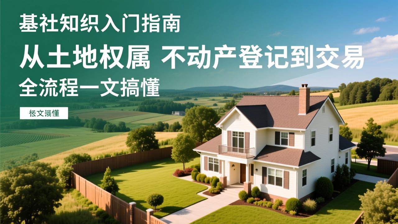 房地产基础知识入门指南：从土地权属、不动产登记到交易全流程一文搞懂  第2张