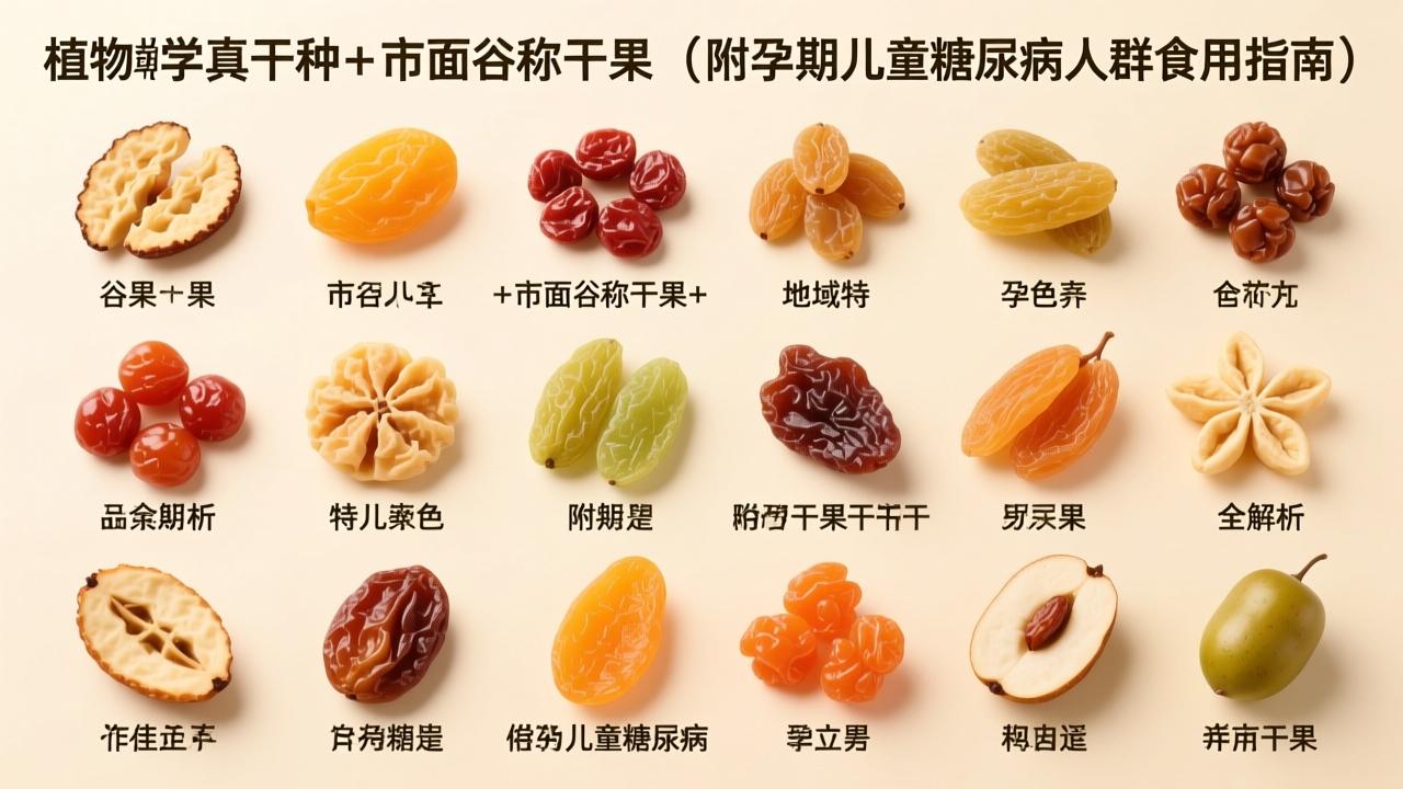 干果有哪些品种？植物学真干果+市面俗称干果+地域特色干果全解析（附孕期儿童糖尿病人群食用指南）  第3张