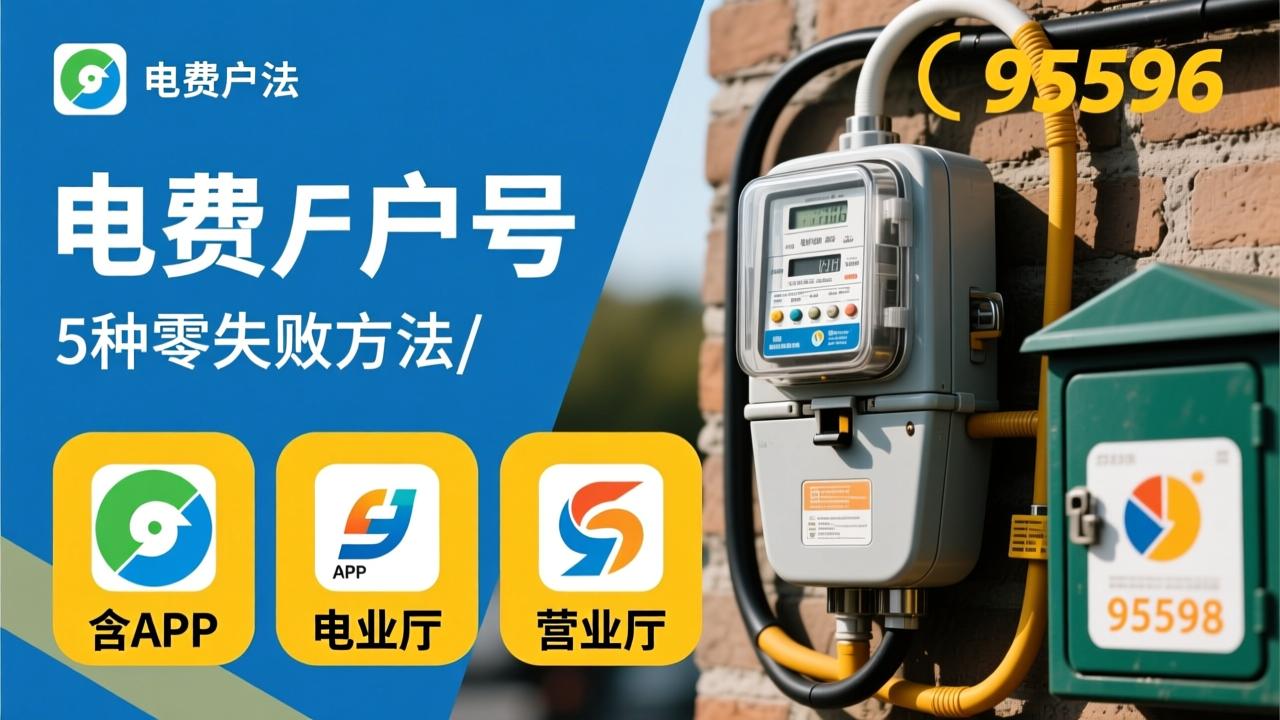 怎么查电费户号？5种零失败方法（含APP/缴费记录/电表箱/营业厅/95598）