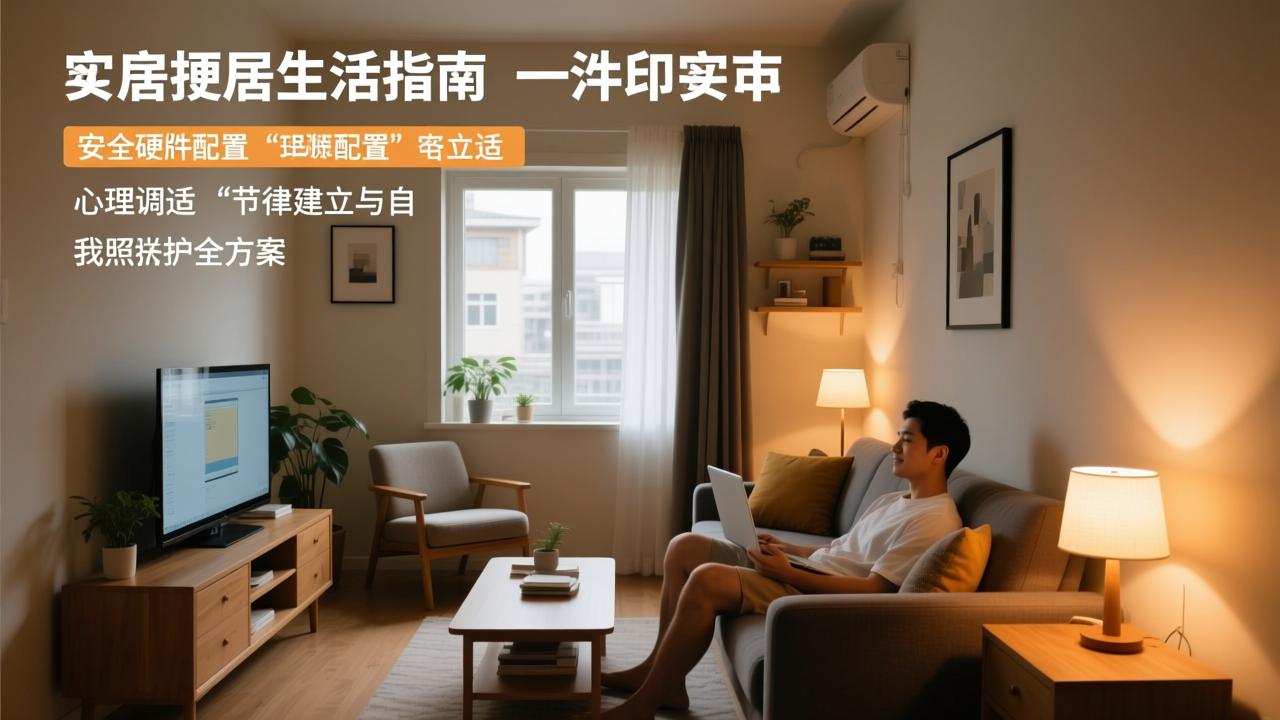 我一个人住：独居生活指南——安全硬件配置、心理调适、节律建立与自我照护全方案  第4张