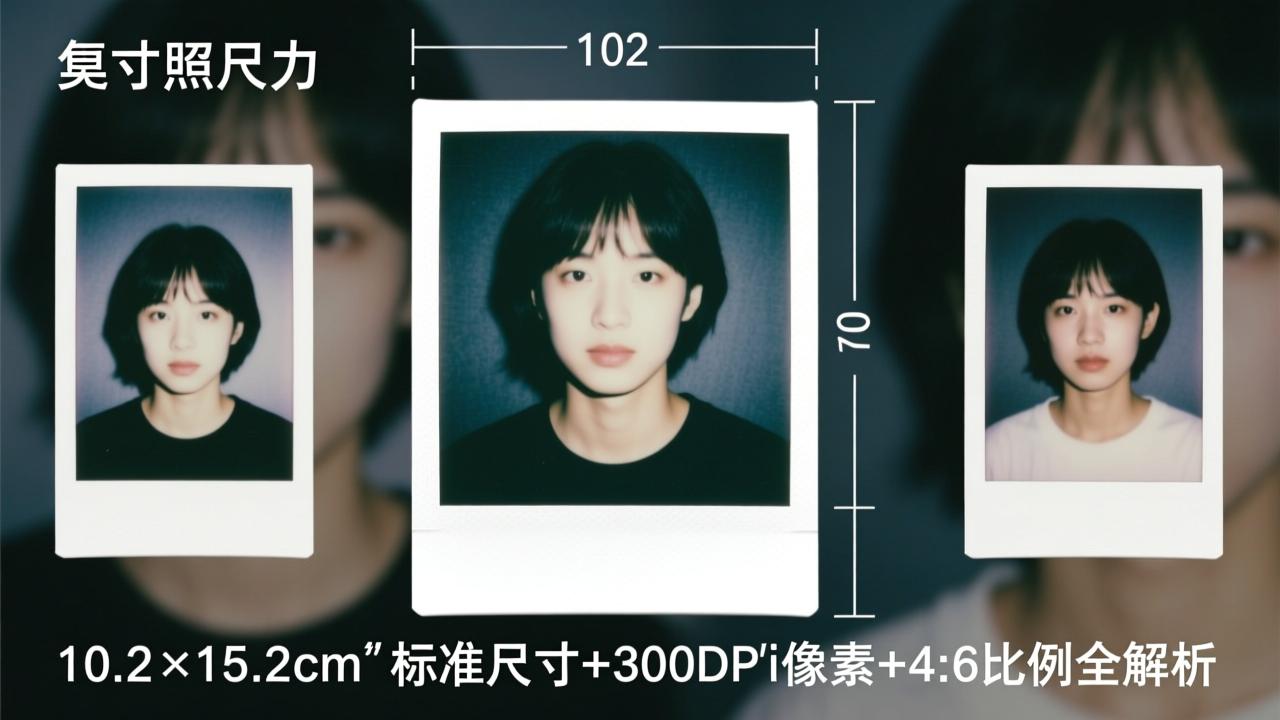 四寸照片多大？10.2×15.2厘米标准尺寸+300dpi像素+4:6比例全解析