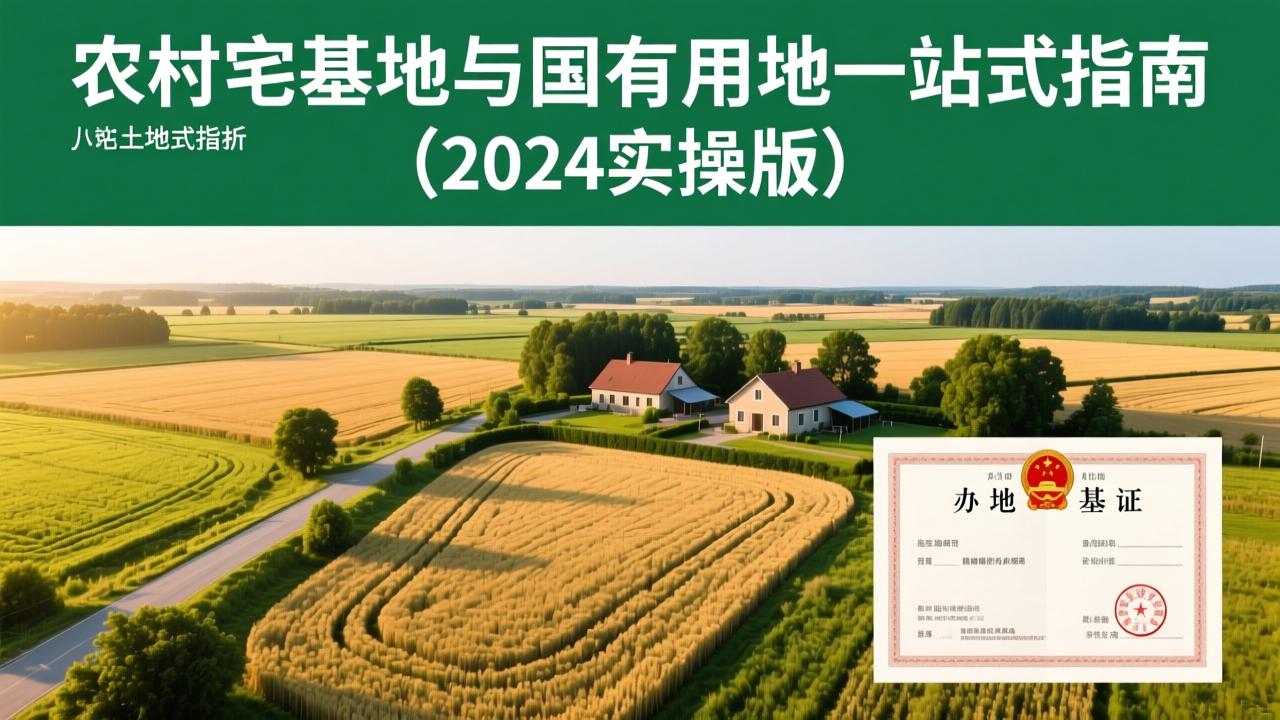 土地证办理流程全解析：农村宅基地与国有用地一站式指南（2024实操版）