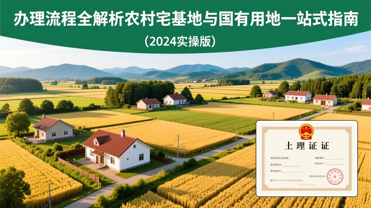土地证办理流程全解析：农村宅基地与国有用地一站式指南（2024实操版）  第3张