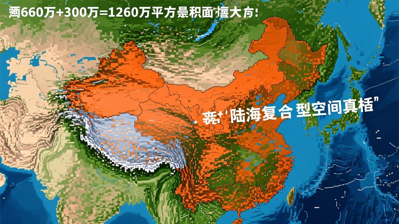 中国的国土面积到底有多大？960万+300万=1260万平方千米的陆海复合型空间真相  第2张